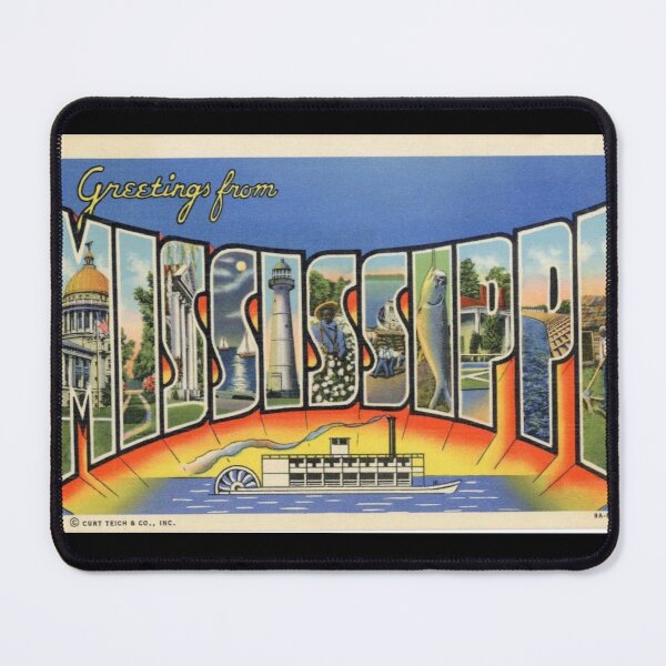 Item preview, Greetings From Mississippi designed and sold by Maddie OMalley.