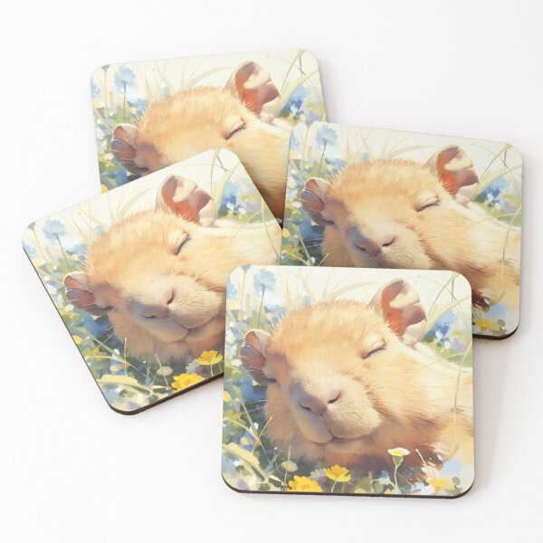 Item preview, Capybara Peaceful Nap designed and sold by AshiraCreations.