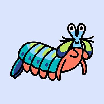 Artwork thumbnail, Mantis Shrimp by littlemandyart