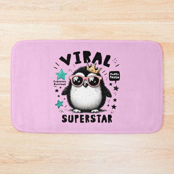 Item preview, Pesto's Viral Royalty: Trendy Penguin Illustration designed and sold by H Jonas.