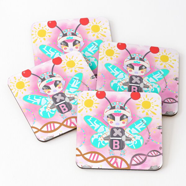 Item preview, Robot Butterfly with Yellow Suns and Red Antennae Dots designed and sold by omgnovalynn.