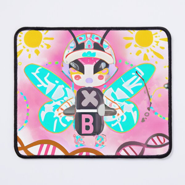 Item preview, Robot Butterfly with Yellow Suns and Red Antennae Dots designed and sold by omgnovalynn.