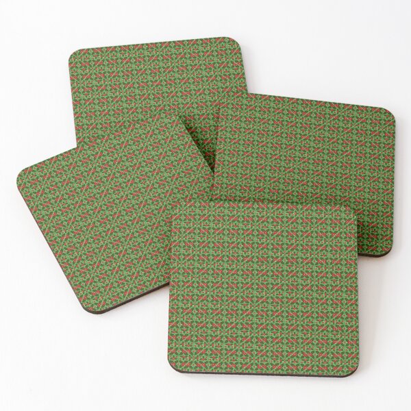 Item preview, Bokeh Holly Berries: Joyful Christmas Pattern designed and sold by XanderWitch Creative.