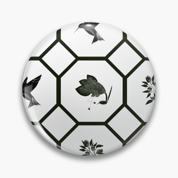 Item preview, Hexagon with natural motifs designed and sold by Carmelagaminde.