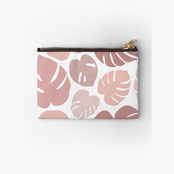 Item preview, Monstera Dreams | Peony Pink on White designed and sold by ThePrintNook.