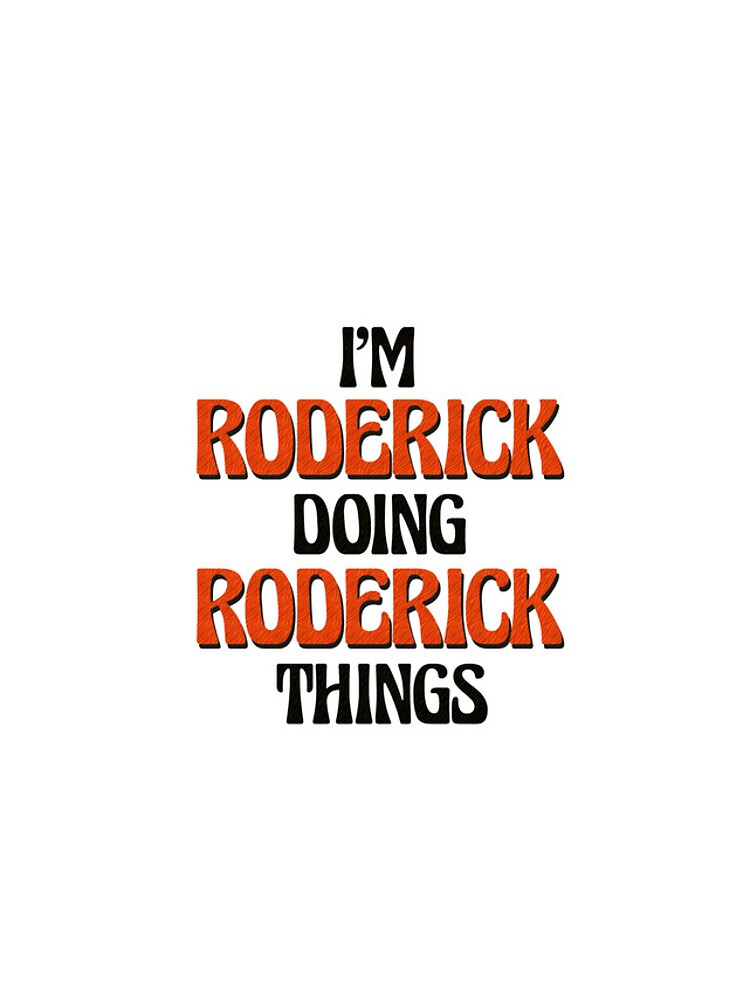 Thumbnail 4 of 4, iPhone Case, I'm Roderick Doing Roderick Things designed and sold by Oussinc.