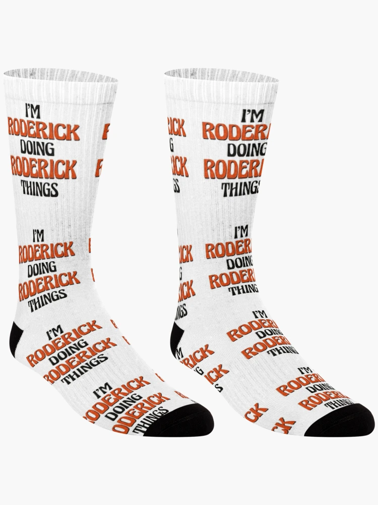 Thumbnail 3 of 5, Socks, I'm Roderick Doing Roderick Things designed and sold by Oussinc.