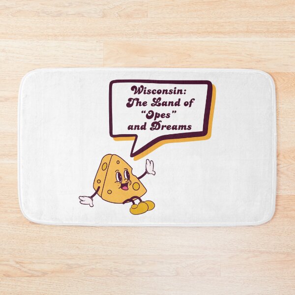 Item preview, Wisconsin The Land of Opes and Dreams Retro Cheese Graphic designed and sold by rosaliemillen.