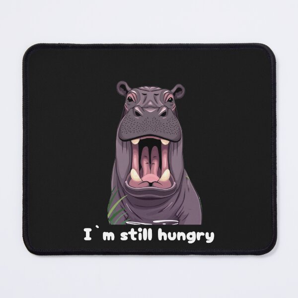 Item preview, Moo Deng  pygmy hippo with I`m still hungry designed and sold by GinnyGi.