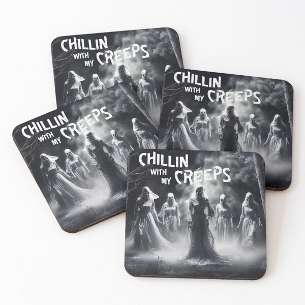 Item preview, Chillin' with my creeps - five female ghosts designed and sold by umelec.