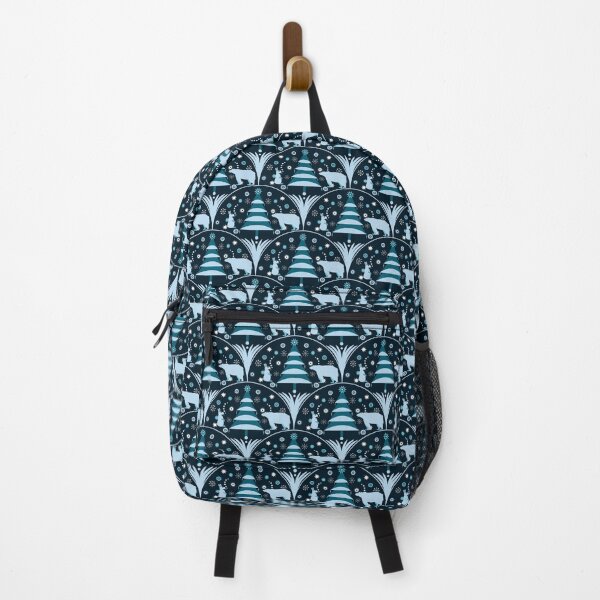 Winter Animal Holiday Snowy Forest Fun Backpack
