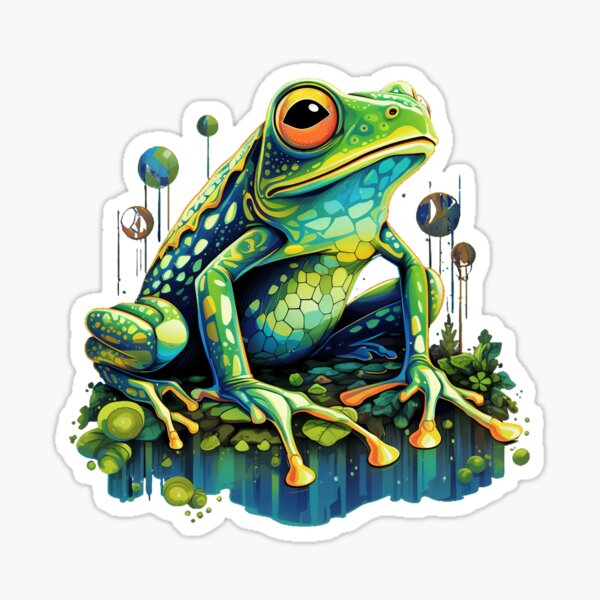 Item preview, Cosmic Frog designed and sold by FoldedRainbow.