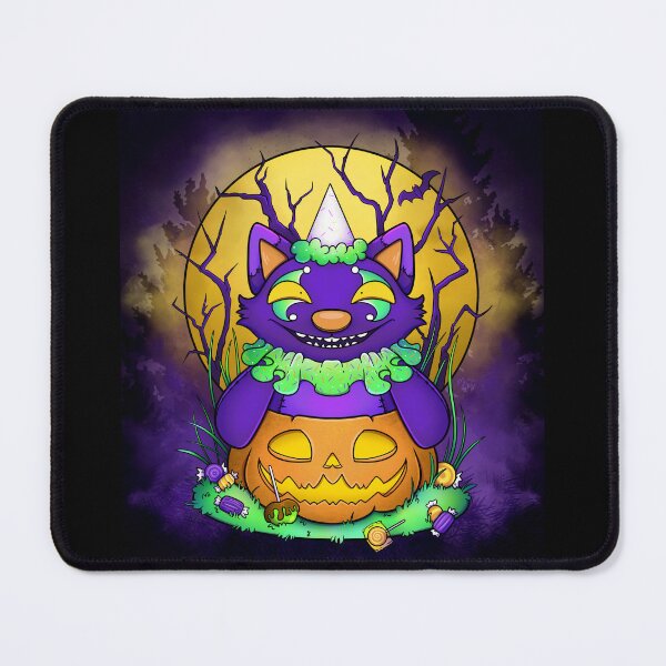 Item preview, Creepy Candy Clown Cat - halloween jack o'lantern inspired designed and sold by mcrow-creations.