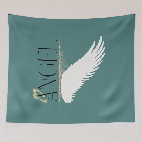 Item preview, angel wings and halo designed and sold by for-dreams-sake.