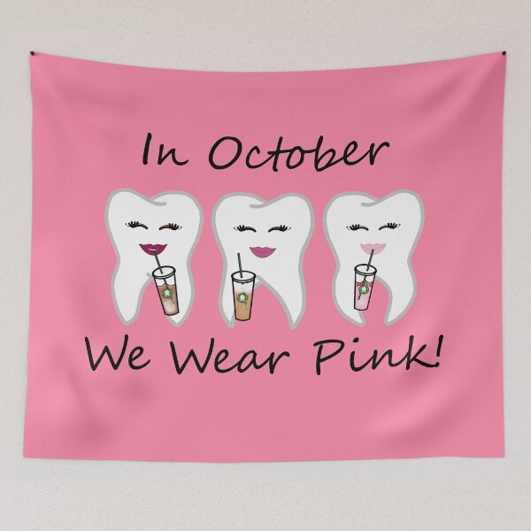 Item preview, Mejores amigas dentales rosas designed and sold by thehippiehygienist.