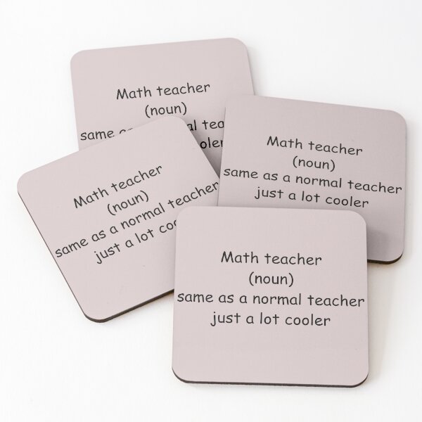 Item preview, Math teacher( noun) same as a normal teacher just a lot cooler designed and sold by Kelli Campbell.