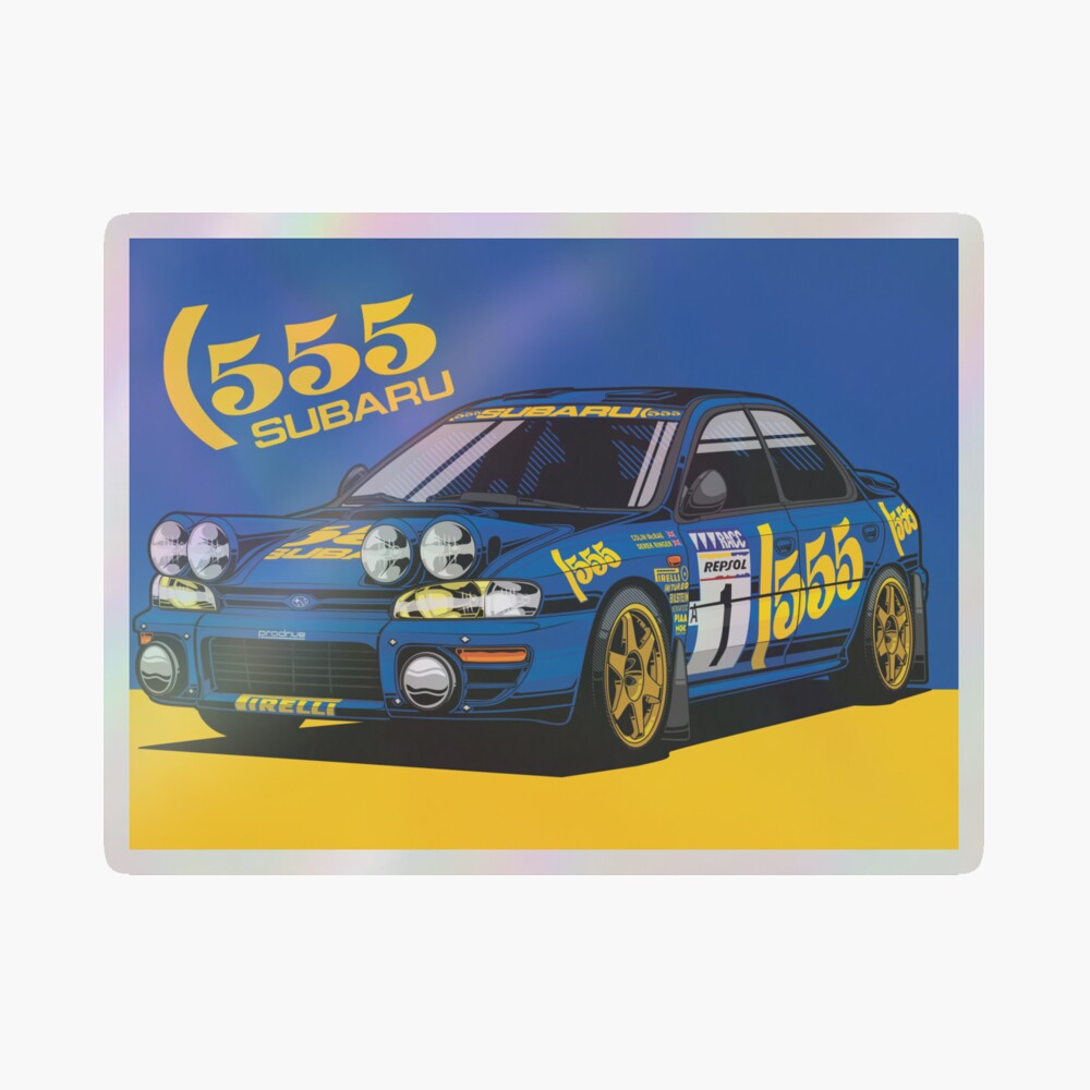 【レア美品】SUBARU 555 ジャンパー C. McRae サイン入り あの象徴的なスバル555カラーリングのデザインと、その背後にある