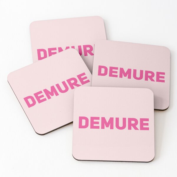 Item preview, Demure. Cutesy. aesthetic minimalist feminine slogan designed and sold by MarJul.