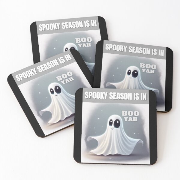 Item preview, Boo Yah Ghost - Spooky Season is in designed and sold by a boy and a pug.