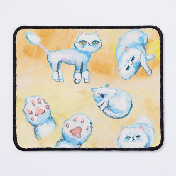 Item preview, Lindo gato perezoso posiciona patas de gatito bostezando gato persa designed and sold by super_shimizu.
