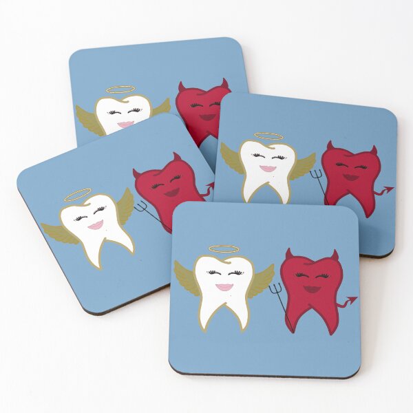 Item preview, Angel & Devil Teeth designed and sold by thehippiehygienist.