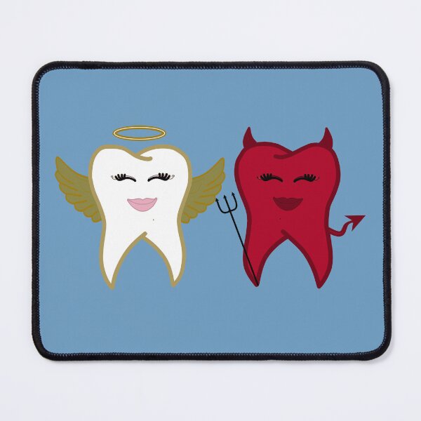 Item preview, Angel & Devil Teeth designed and sold by thehippiehygienist.