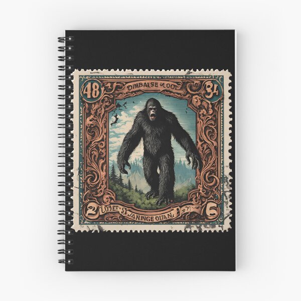 Item preview, Bigfoot Sightings: Classic Cryptid Stamp designed and sold by Vintagestamps.