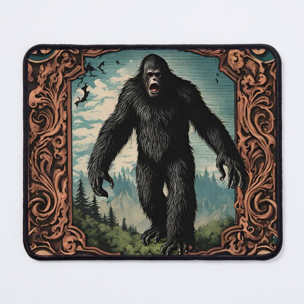 Item preview, Bigfoot Sightings: Classic Cryptid Stamp designed and sold by Vintagestamps.