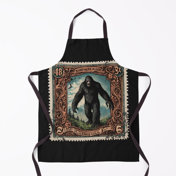 Item preview, Bigfoot Sightings: Classic Cryptid Stamp designed and sold by Vintagestamps.