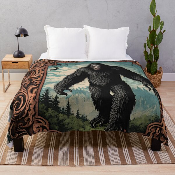 Item preview, Bigfoot Sightings: Classic Cryptid Stamp designed and sold by Vintagestamps.