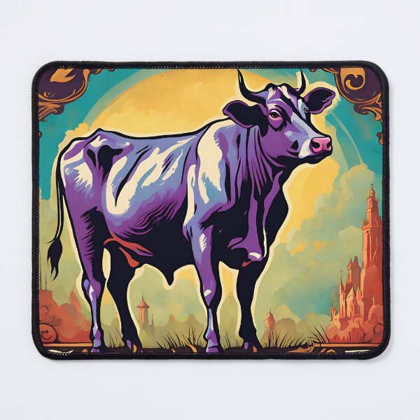 Item preview, Moo-ments in Time: Vintage Cow Stamp designed and sold by Vintagestamps.