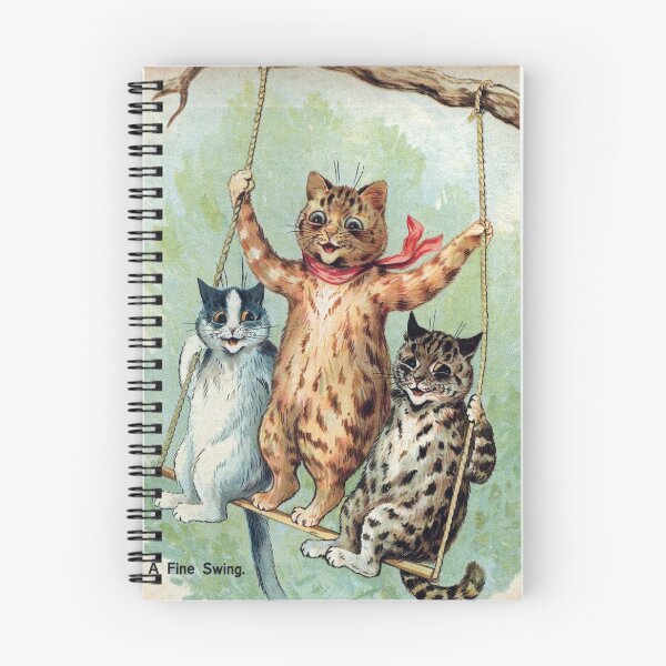 Item preview, Louis Wain - A Fine Swing designed and sold by forgottenbeauty.