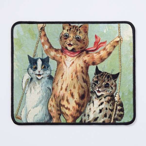 Item preview, Louis Wain - A Fine Swing designed and sold by forgottenbeauty.