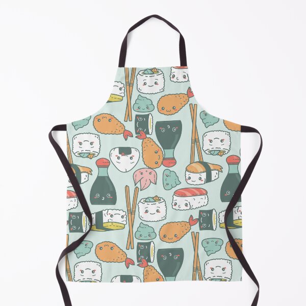 Item preview, kawaii green sushi tempura cute designed and sold by Gossip Rag.