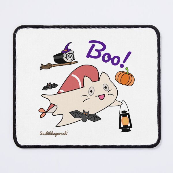 Item preview, Boo! Ghost Catnigiri out in the night designed and sold by Sushikkogurashi.