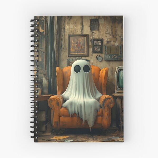 Item preview, Ghost Lounging in Vintage Orange Armchair Living Room designed and sold by SavinMercantile.