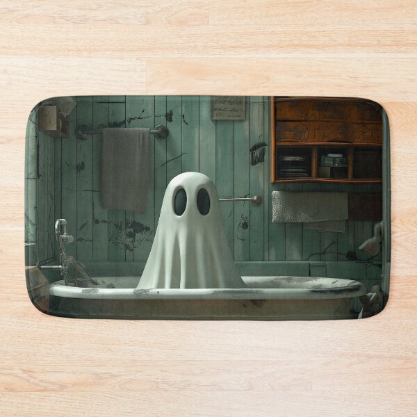 Item preview, Ghost Relaxing in Vintage Clawfoot Bathtub Scene designed and sold by SavinMercantile.