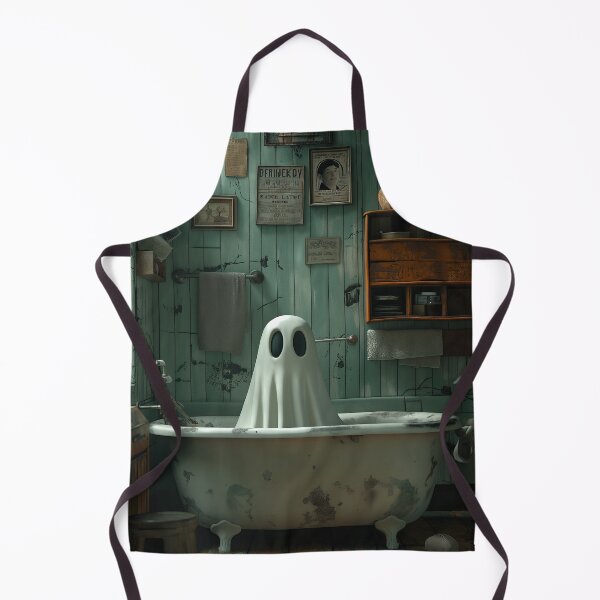 Item preview, Ghost Relaxing in Vintage Clawfoot Bathtub Scene designed and sold by SavinMercantile.