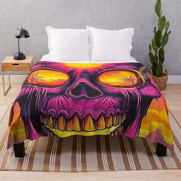 Item preview, Pink Tropical Skull designed and sold by MatrixTattoo.