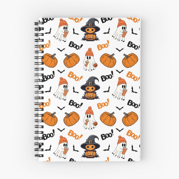 Item preview, Pumpkin Ghost Spooky Fall Halloween Pattern designed and sold by Got2BSnazzy.