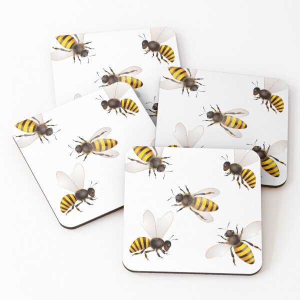Item preview, Five Black And Yellow- Honey Bee designed and sold by Mahmoud Salah.