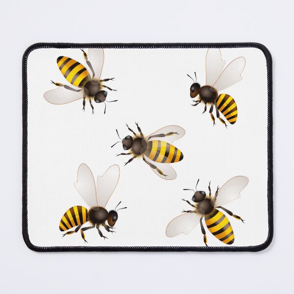Item preview, Five Black And Yellow- Honey Bee designed and sold by Mahmoud Salah.