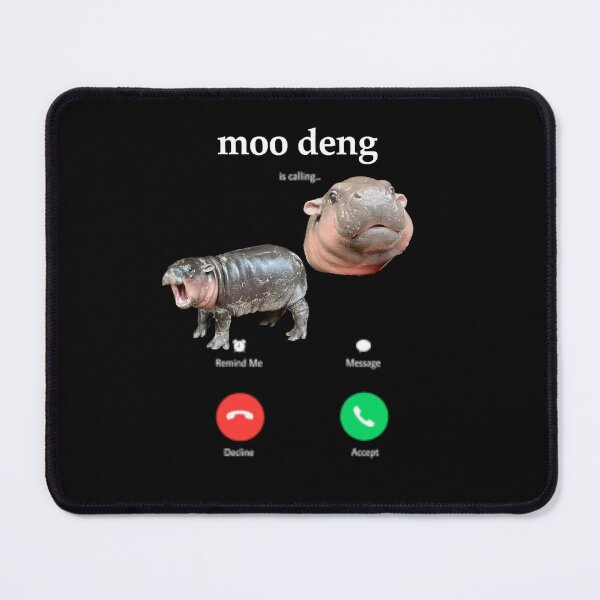 Item preview, MOO DENG IS CALLING !!!! designed and sold by is4bxlle.