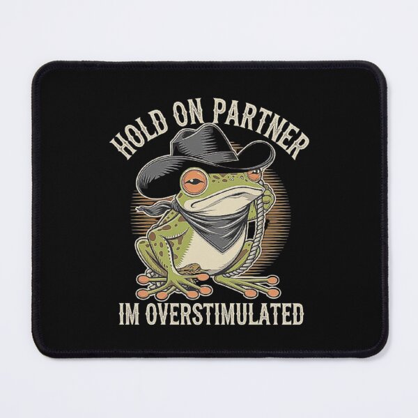 Item preview, Cowboy Frog Overstimulation - Funny Frog Design for Relaxation designed and sold by love3617.