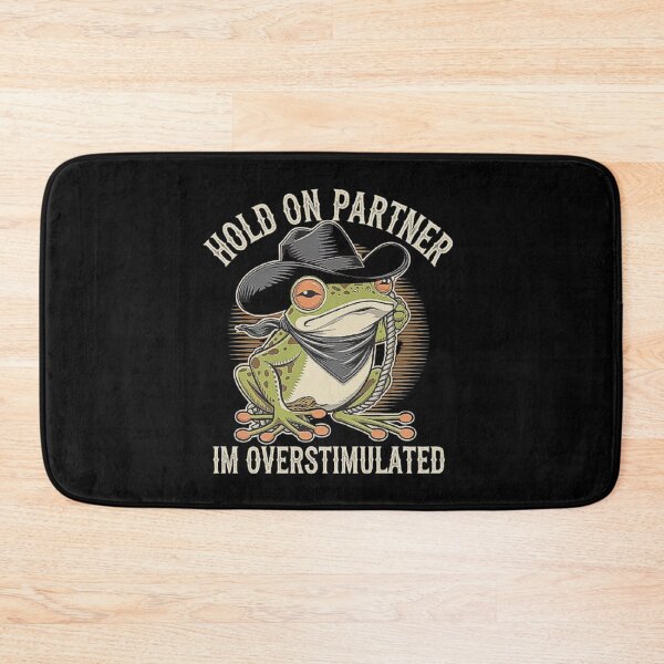 Item preview, Cowboy Frog Overstimulation - Funny Frog Design for Relaxation designed and sold by love3617.