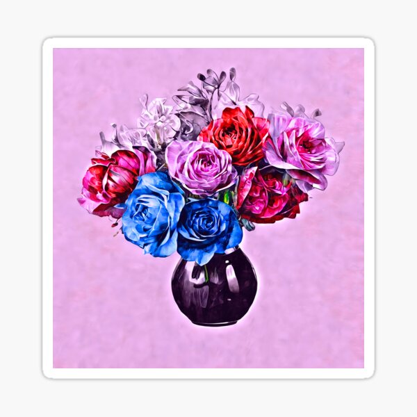 Roses, Sketch Sticker