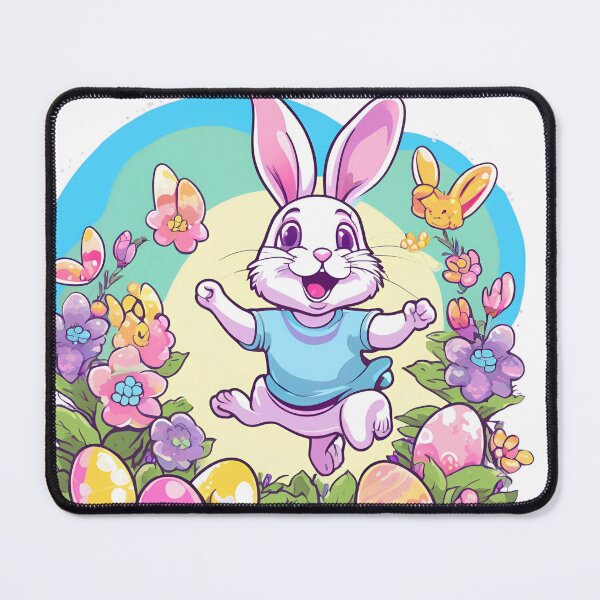 Item preview, Little bunny on a bright Easter day in a t-shirt & Stickers & Magnets designed and sold by PixelMuse2024.