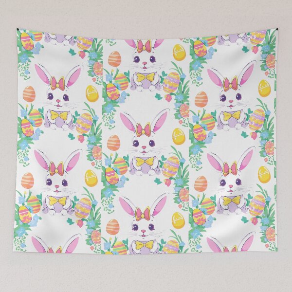 Item preview, Little bunny on a bright Easter day in a t-shirt and mug designed and sold by PixelMuse2024.