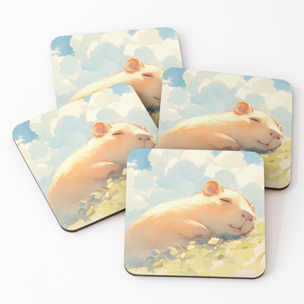 Item preview, Capybara Cuddles in the Grass designed and sold by AshiraCreations.