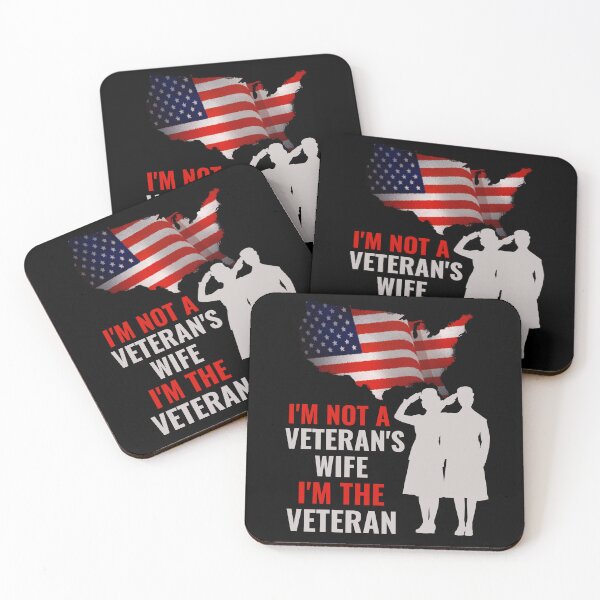 Item preview, I'm not a Veteran's Wife I'm the Veteran designed and sold by 87-Aesthetics.